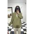Haki Oversize Blazer Ceket