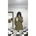 Haki Oversize Blazer Ceket