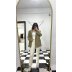 Haki Oversize Blazer Ceket