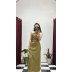 Haki Saten Maxi Etek