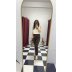 Kahve Yüksek Bel Skinny Jean
