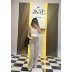 Moka Yıkamalı Yüksek Bel Wide Leg Jean