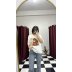 Punch Baskılı Oversize Tişört