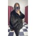 Soft Peluş Siyah Kürk Ceket