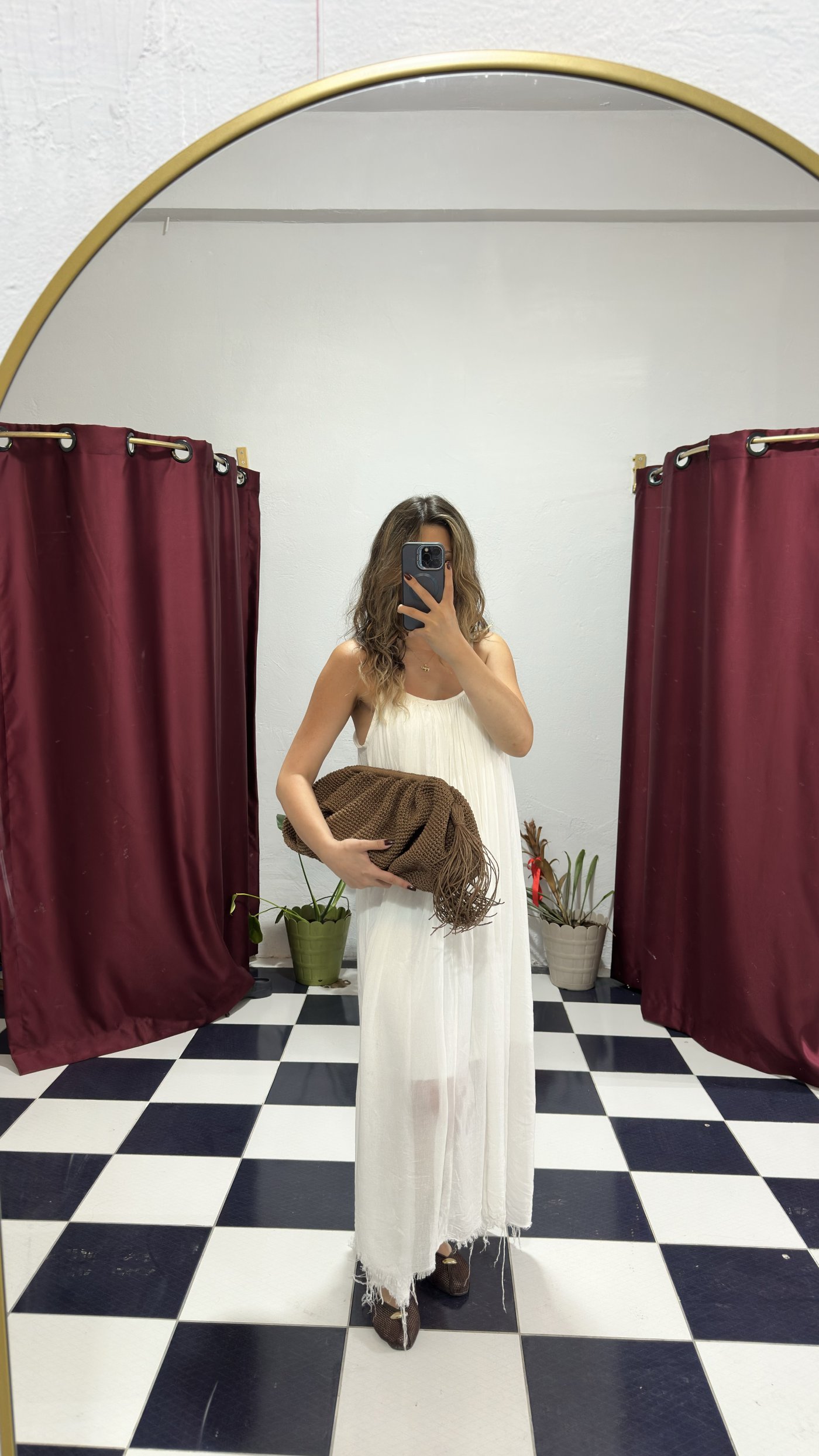 El Yapımı Bohem Clutch Çanta 