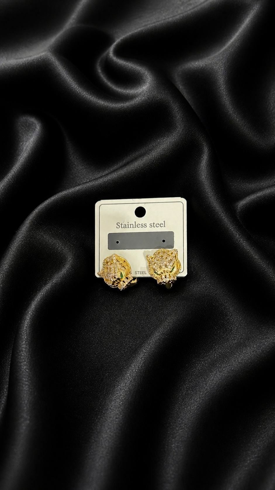Gold Kaplan Figür Küpe