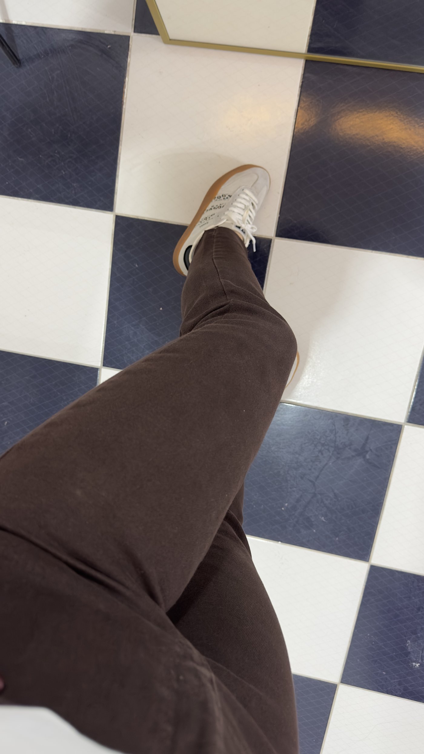 Kahve Yüksek Bel Skinny Jean