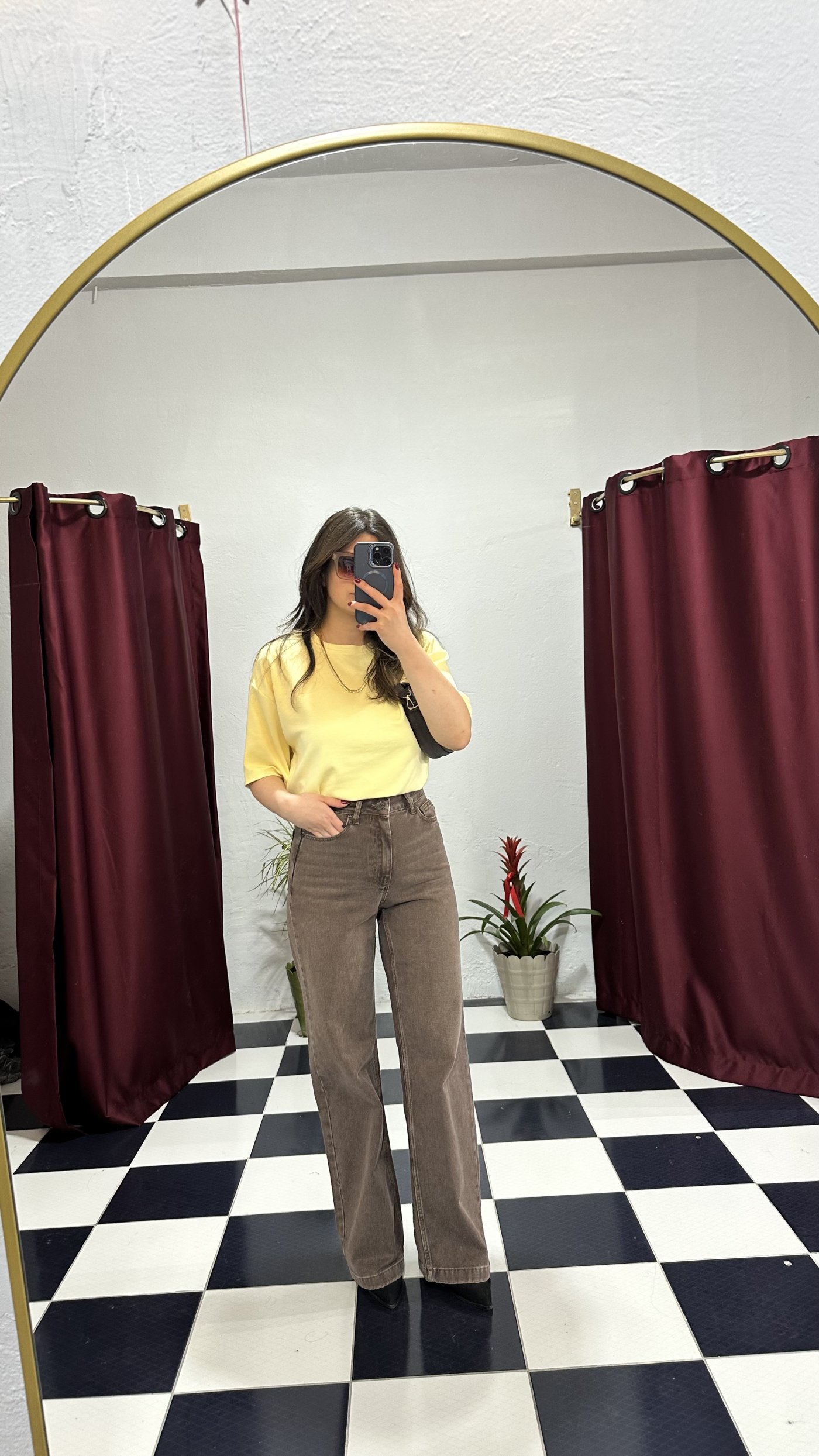 Limon Sarısı Basic Oversize Tişört