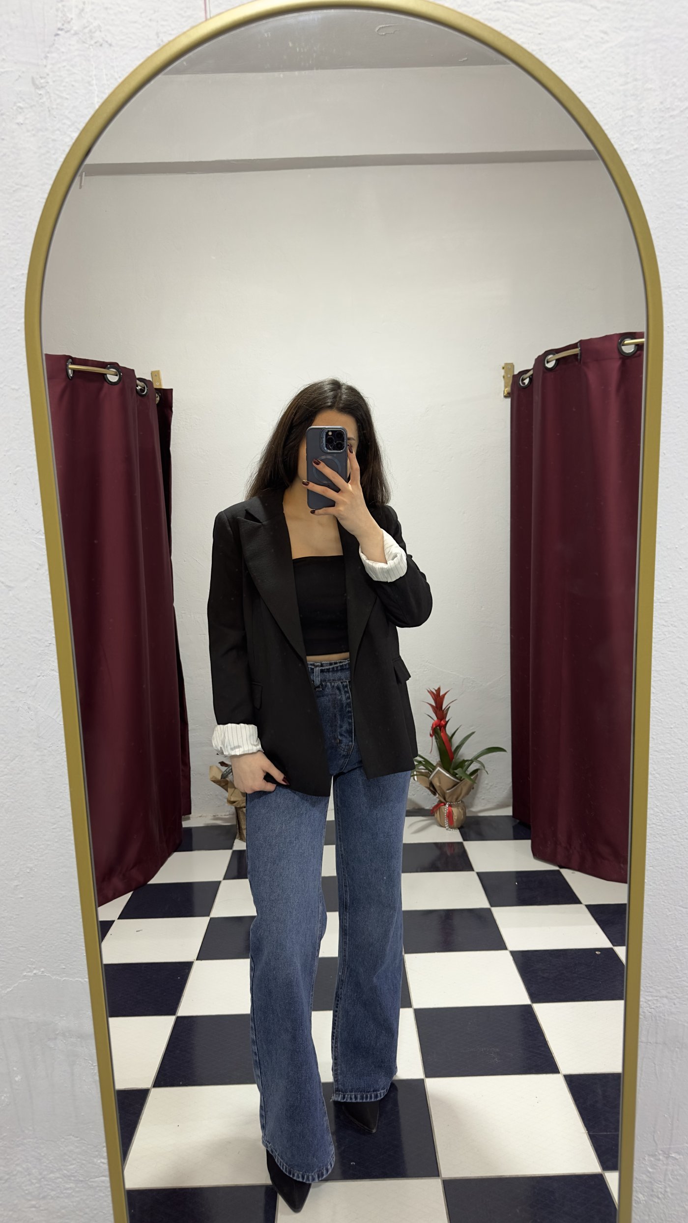     Premium Siyah Oversize Blazer